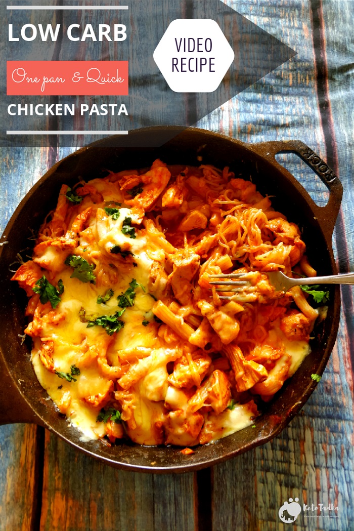 low carb chicken pasta