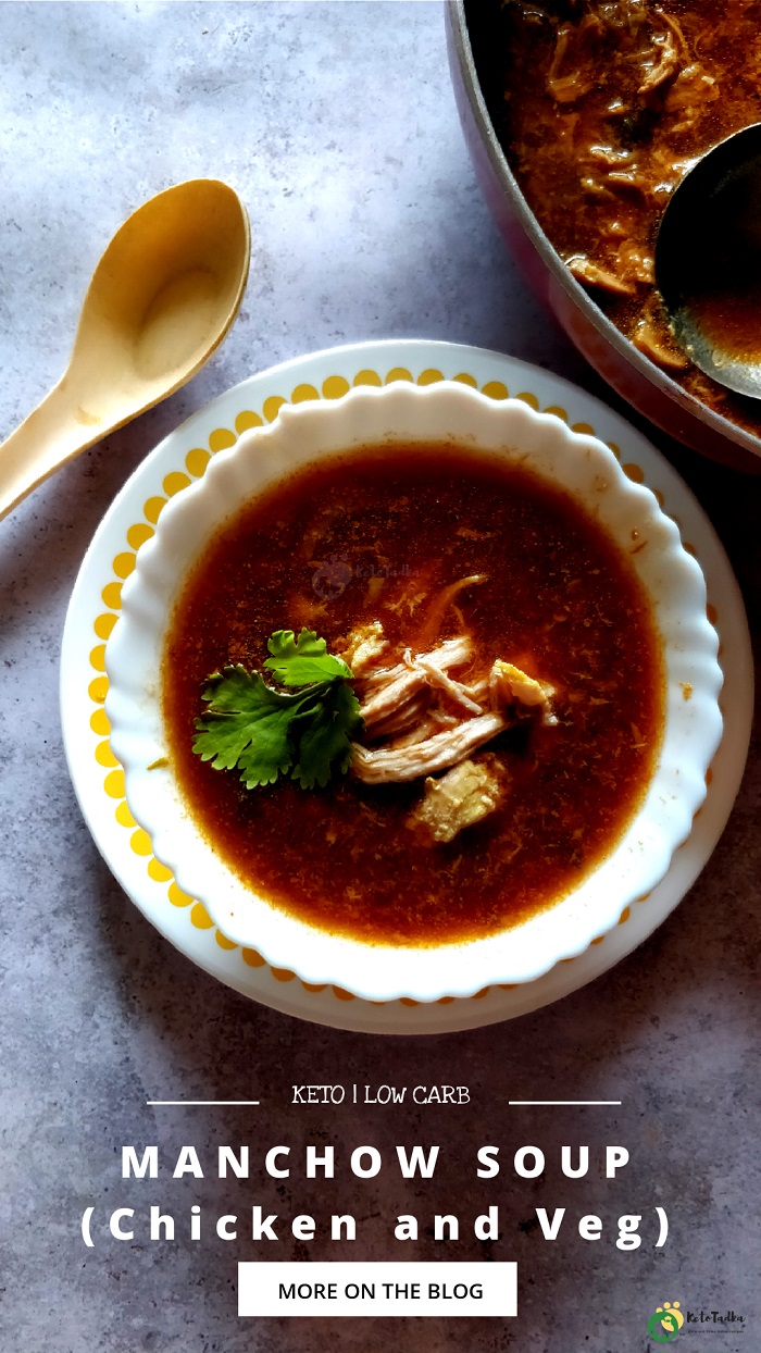 keto chicken manchow soup