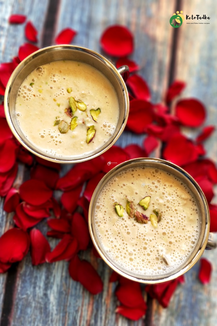 low carb thandai